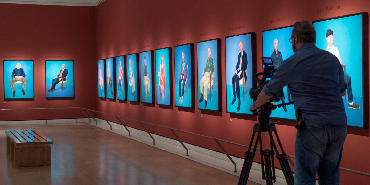 Promotional image of Exhibition On Screen: David Hockney at The Royal Academy Of Arts