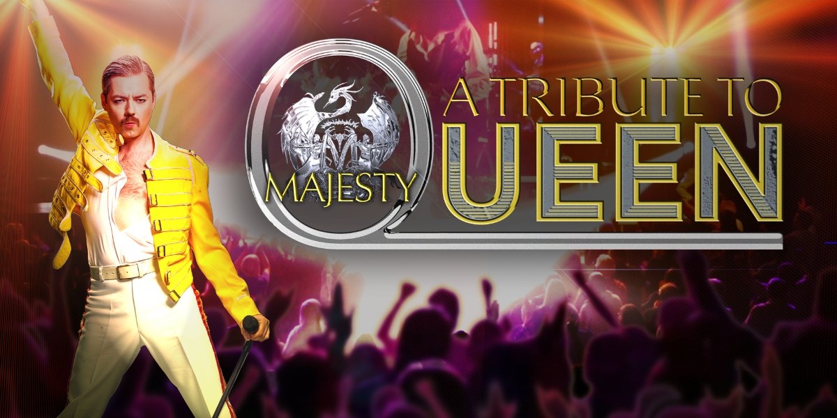 Promotional image of Majesty - A Tribute to Queen