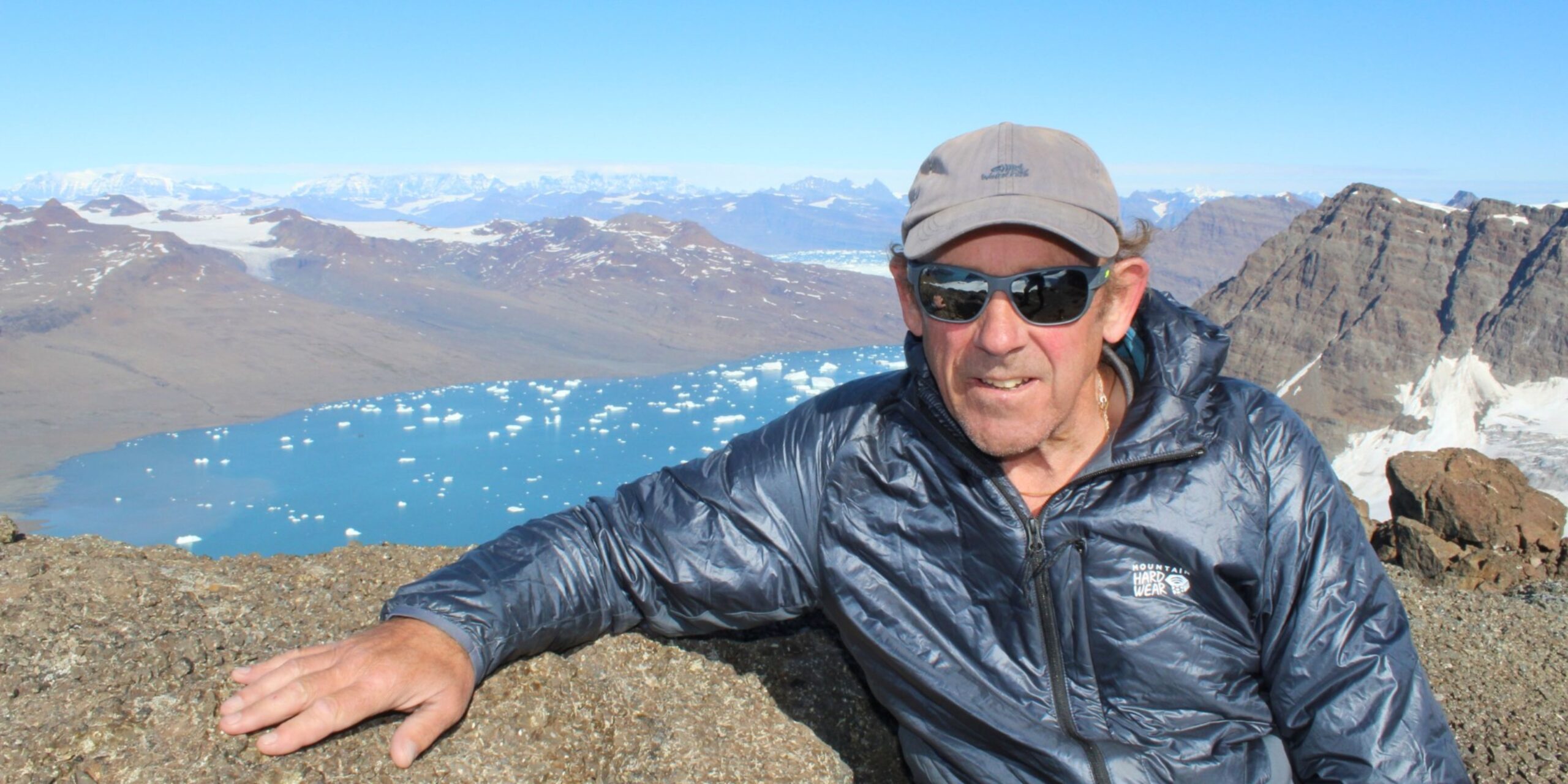 Promotional image of Simon Yates of Touching the Void - Pleasure and Pain