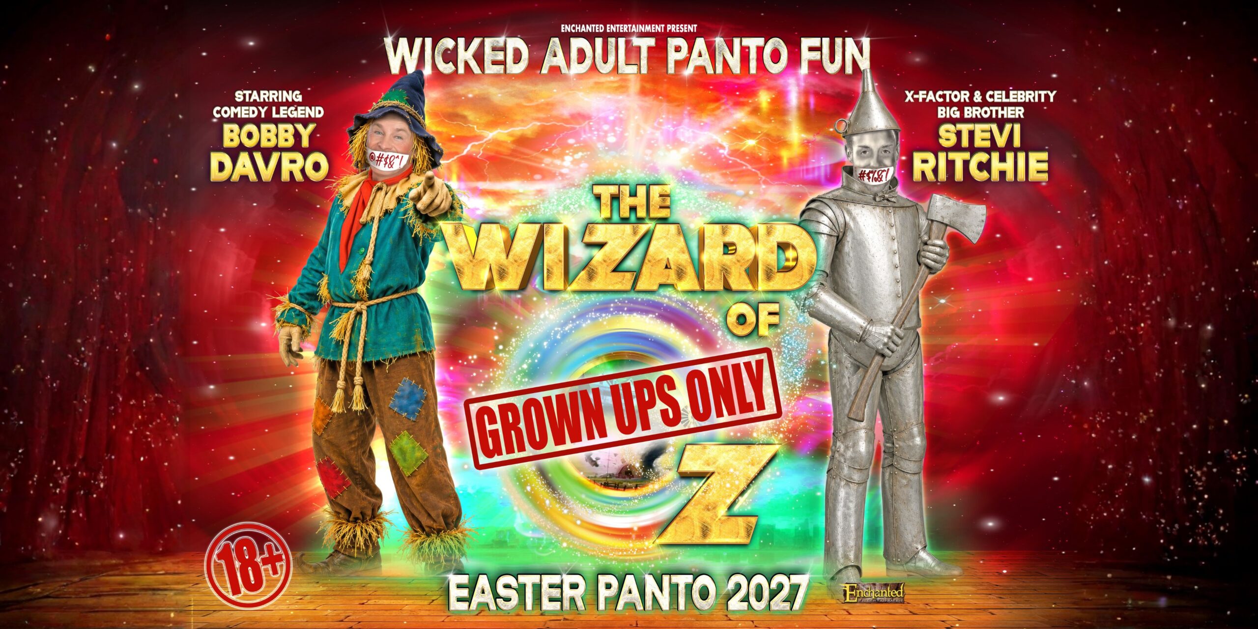 Promotional image of Adult Only Easter Panto - The Wizard of Oz