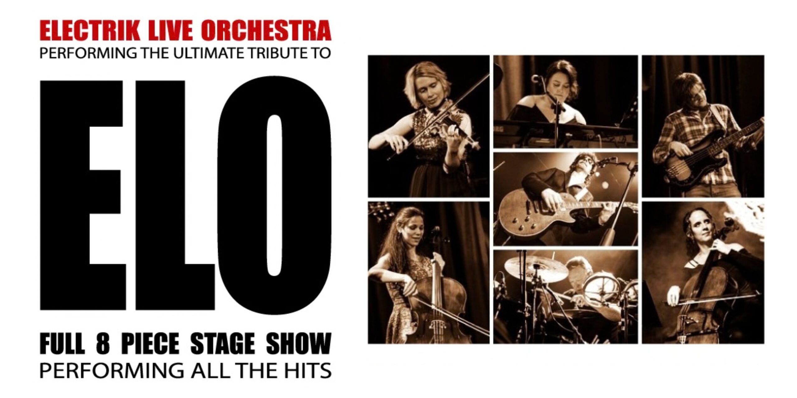 Promotional image of Electrik Live Orchestra - The ELO Show