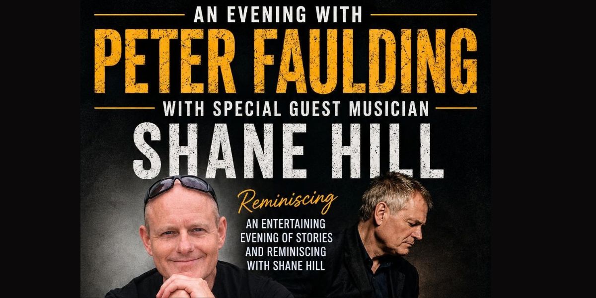 Promotional image of An evening with Peter Faulding feat. Shane Hill