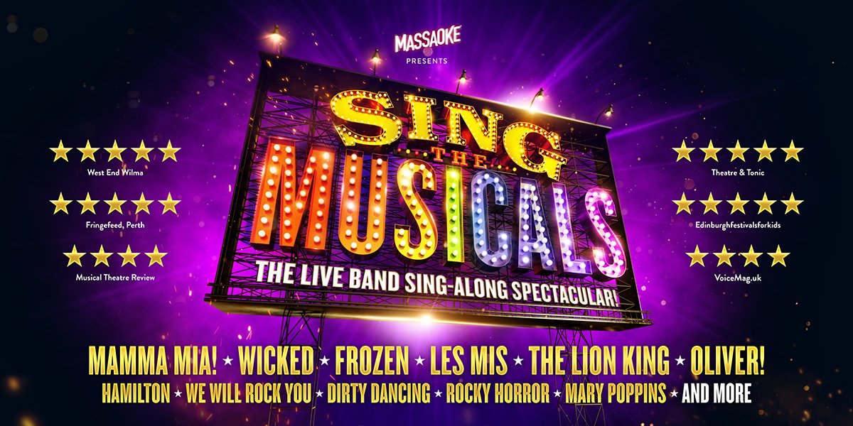 Promotional image of Massaoke: Sing The Musicals 